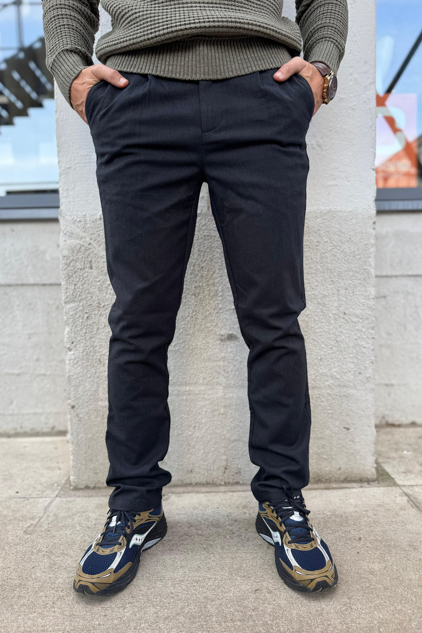 Blend Chino Pantalon Black